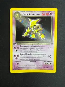 Pokemon Dark Alakazam 1/82 Team Rocket Rara Holo Prima Edizione Wizards ITA - Image 1