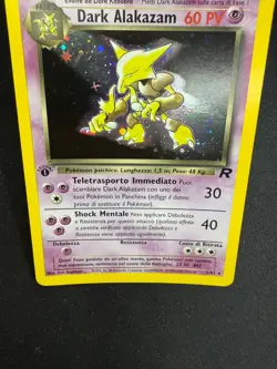 Pokemon Dark Alakazam 1/82 Team Rocket Rara Holo Prima Edizione Wizards ITA - Image 3