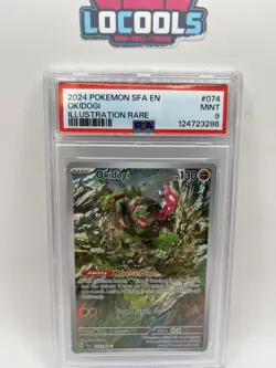 2024 POKEMON SFA EN-SHROUDED FABLE ILLUSTRATION RARE #074 OKIDOGI PSA 9 Mint - Image 1