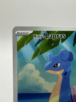 Pokemon TCG Misty's Lapras Destined Rivals 194/182 Illustration Rare LP - Image 2