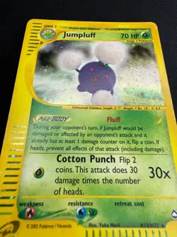 Pokemon Jumpluff H13/H32 Aquapolis Rare Holo Unlimited Wizards ENG Vintage Cards - Image 4