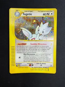 Pokemon Togetic H27/H32 Aquapolis Rara Holo Unlimited Wizards ITA Carte Vintage - Image 1