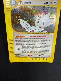 Pokemon Togetic H27/H32 Aquapolis Rara Holo Unlimited Wizards ITA Carte Vintage - Image 3