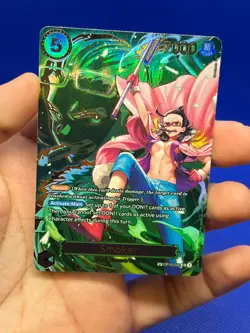 One Piece Carrying On His Will Smoker OP10-030 Alternate Art SP NM - Image 2