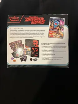 Pokemon Destined Rivals ETB - Opened With Accessories (No Packs) TCG - Image 3