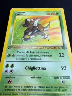 Pokemon Pinsir 25/64 Jungle Rara Prima Edizione Wizards ITA Carte Vintage - Image 4
