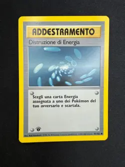 Pokemon Distruzione di Energia 92/102 Set Base Prima Edizione Wizards ITA Carte - Image 1