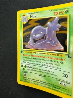 Pokemon Muk 13/62 Fossil Rara Holo Prima Edizione Wizards ITA Carte Vintage - Image 4