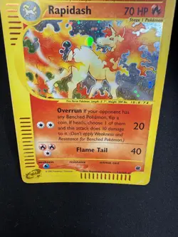 Pokemon Rapidash 26/165 Expedition Rare Holo Unlimited Wizards ENG Vintage Cards - Image 3
