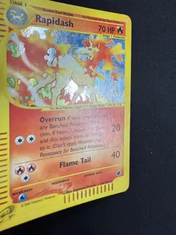 Pokemon Rapidash 26/165 Expedition Rare Holo Unlimited Wizards ENG Vintage Cards - Image 5
