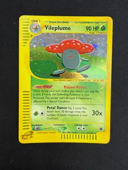 Pokemon Vileplume 31/165 Expedition Rare Holo Unlimited Wizards ENG Vintage - Image 1