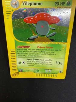 Pokemon Vileplume 31/165 Expedition Rare Holo Unlimited Wizards ENG Vintage - Image 3