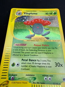 Pokemon Vileplume 31/165 Expedition Rare Holo Unlimited Wizards ENG Vintage - Image 4
