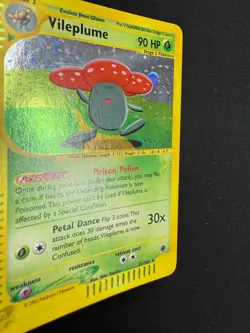 Pokemon Vileplume 31/165 Expedition Rare Holo Unlimited Wizards ENG Vintage - Image 5