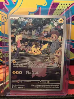 Pokemon TCG Pikachu 173/165 illustration rare Scarlet and Violet 151 English NM - Image 1