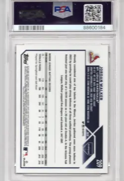 2023 Topps Chrome - Jordan Walker #209 Magenta Refractor /399 (RC) - Image 2