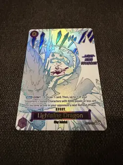 One Piece TCG - Lightning Dragon Manga Alt Event - OP15-077 - Kami's Island RARE - Image 1