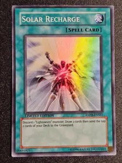 Yugioh - Solar Recharge - ANPR Super Rare - Image 1