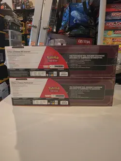 LOT OF 2 Costco Pokemon 2025 Holiday Calendar Bundle New Factory Sealed - Image 2