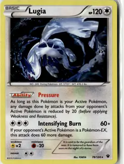 Lugia - 78/124 (XY Fates Collide) Holo Rare Deck Exclusives 078/124 NM - Image 1