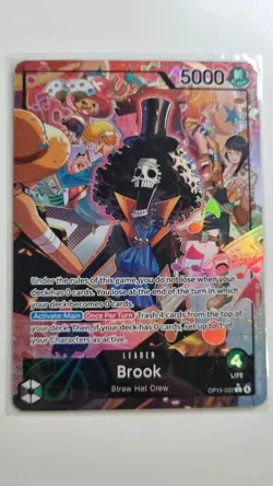 One Piece TCG - Brook Leader (OP15-022) (Alt Art) Adventure on Kami's Island EN - Image 1