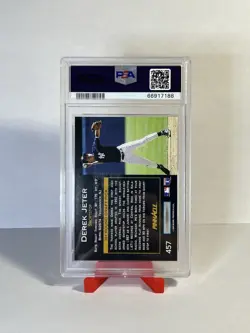 1993 Pinnacle Derek Jeter #457 PSA 8 - Image 2