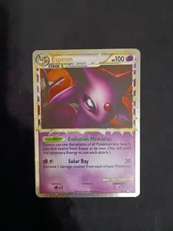 Espeon Prime 81/90 Undaunted Holo Rare Pokemon TCG Card - Image 1