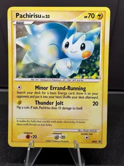 Pachirisu DP04 Diamond and Pearl Black Star Promo Pokemon Card - Image 1