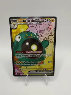 Pokemon TCG Iono's Bellibolt EX Full Art Ultra Rare Holo Card 172/159 - Image 1