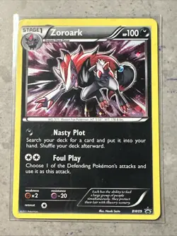 Zoroark BW09 Holo Pokemon Black & White 2011 Promo LP - Image 1