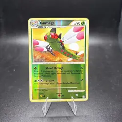 Yanmega 54/102 HGSS: Triumphant Reverse Holo Pokemon Vintage Card NM -j - Image 1