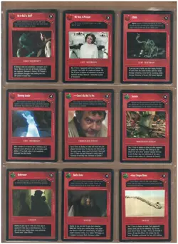 Star Wars CCG: 1996 A New Hope DARK SIDE- PICK YOU CARD - Image 4