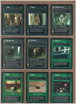 Star Wars CCG - 1995 Premiere Limited Black Border - DARK SIDE- PICK YOUR CARD - Image 3