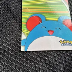 Pokemon Marill Card TV Animation Series 3 Topps HV15 - HP/DMG - Image 2