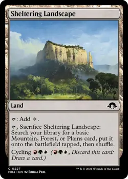 Sheltering Landscape 0227 MTG Modern Horizons 3 Common NP - Image 1