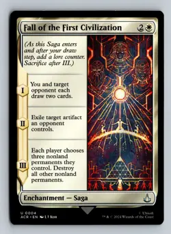 Fall of the First Civilization (Foil) - ACR #4 Uncommon - NM Assassin's Creed - Image 2