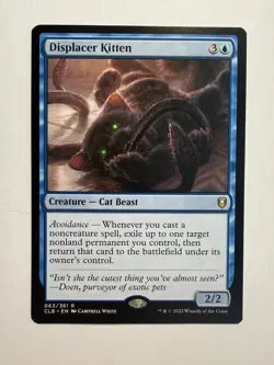 Displacer Kitten 63 MTG Commander Legends: Battle for Baldur's Gate(CLB) - Image 1