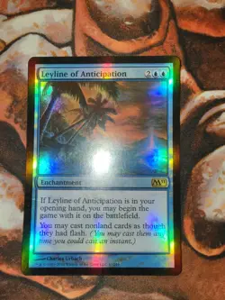 FOIL Leyline of Anticipation M11 2011 MTG Magic the Gathering 1st Edition - Image 1