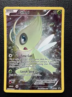 Celebi XY111 Black Star Promo Mythical Pokemon Collection 2016 Holo Pokemon NM - Image 1