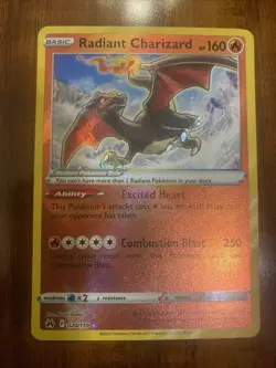 Pokemon Radiant Charizard Crown Zenith 020/159 Holo NM/M PACK FRESH! 🔥 - Image 1