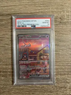 PSA 10 Mew Ex 151 Ultra Premium Collection 2023 #53 Black Star Promo Pokemon - Image 1
