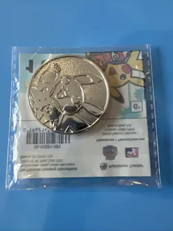 Pokemon World Championships 2025 Pikachu Metal Coin Anaheim - Image 2