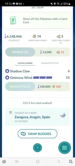 Pokemon Go Legendary Shiny Giratina (High Cp ) - Image 2