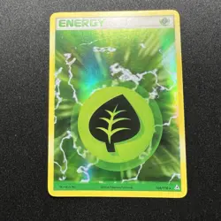 Pokemon TCG - Grass Energy 105/110 - Ex Holon Phantoms - Holo Rare - Image 1