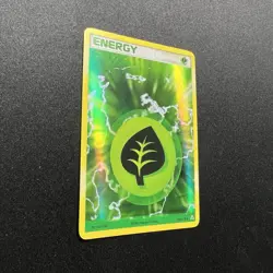 Pokemon TCG - Grass Energy 105/110 - Ex Holon Phantoms - Holo Rare - Image 3