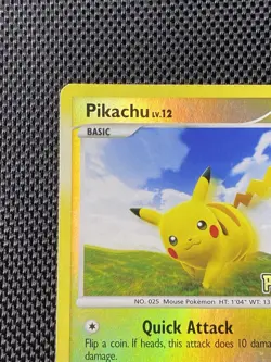 Pikachu 70/100 Stamped Majestic Dawn 2008 Reverse Platinum Holo Pokemon - Image 2