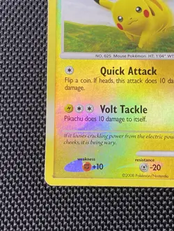 Pikachu 70/100 Stamped Majestic Dawn 2008 Reverse Platinum Holo Pokemon - Image 5