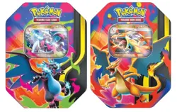 Pokemon - MEGA CHARIZARD X EX & MEGA CHARIZARD Y EX Sealed Tins - FREE SHIPPING! - Image 1