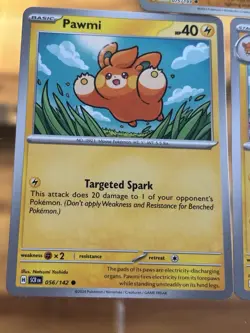 5x Pawmi Pawmo Pawmot Mini Collection Lot Pokemon TCG Lightning Type Set - Image 4