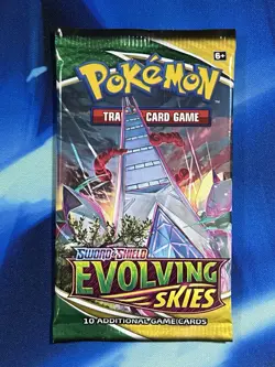 Pokemon 2021 Sword & Shield Evolving Skies Booster Pack Duraludon Nm M Umbreon - Image 1